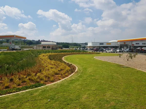 Commercial landscaping and office park garden design Gauteng by Living Green Landscapes