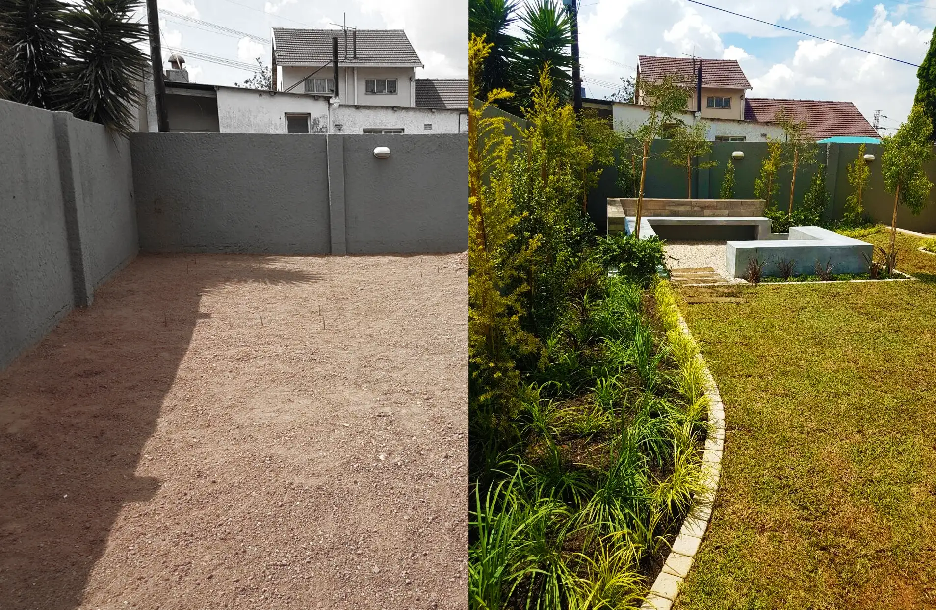 Before & After projects by Living Green Landscapes