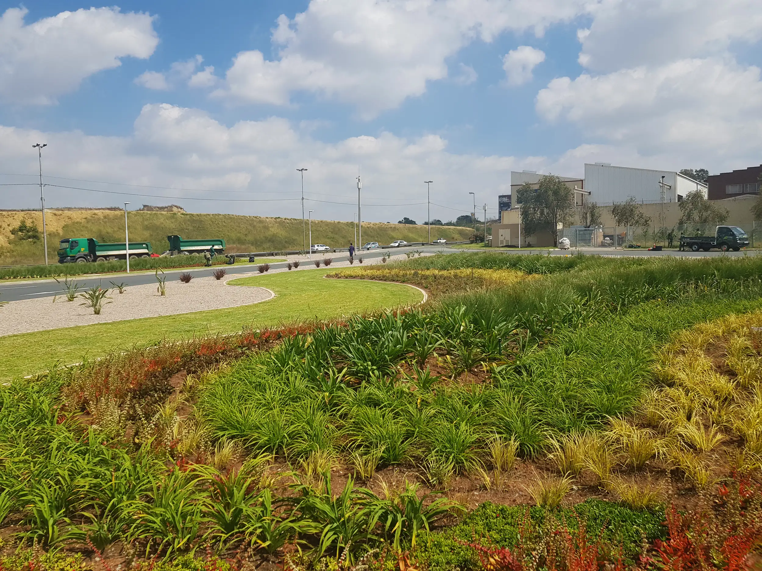 Commercial Landscaping project in Johannesburg by Living Green Landscapes