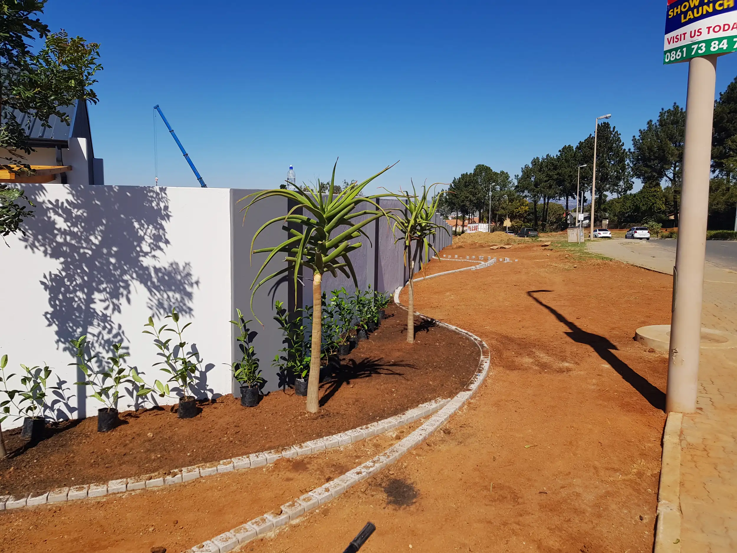 Commercial Landscaping project in Johannesburg by Living Green Landscapes