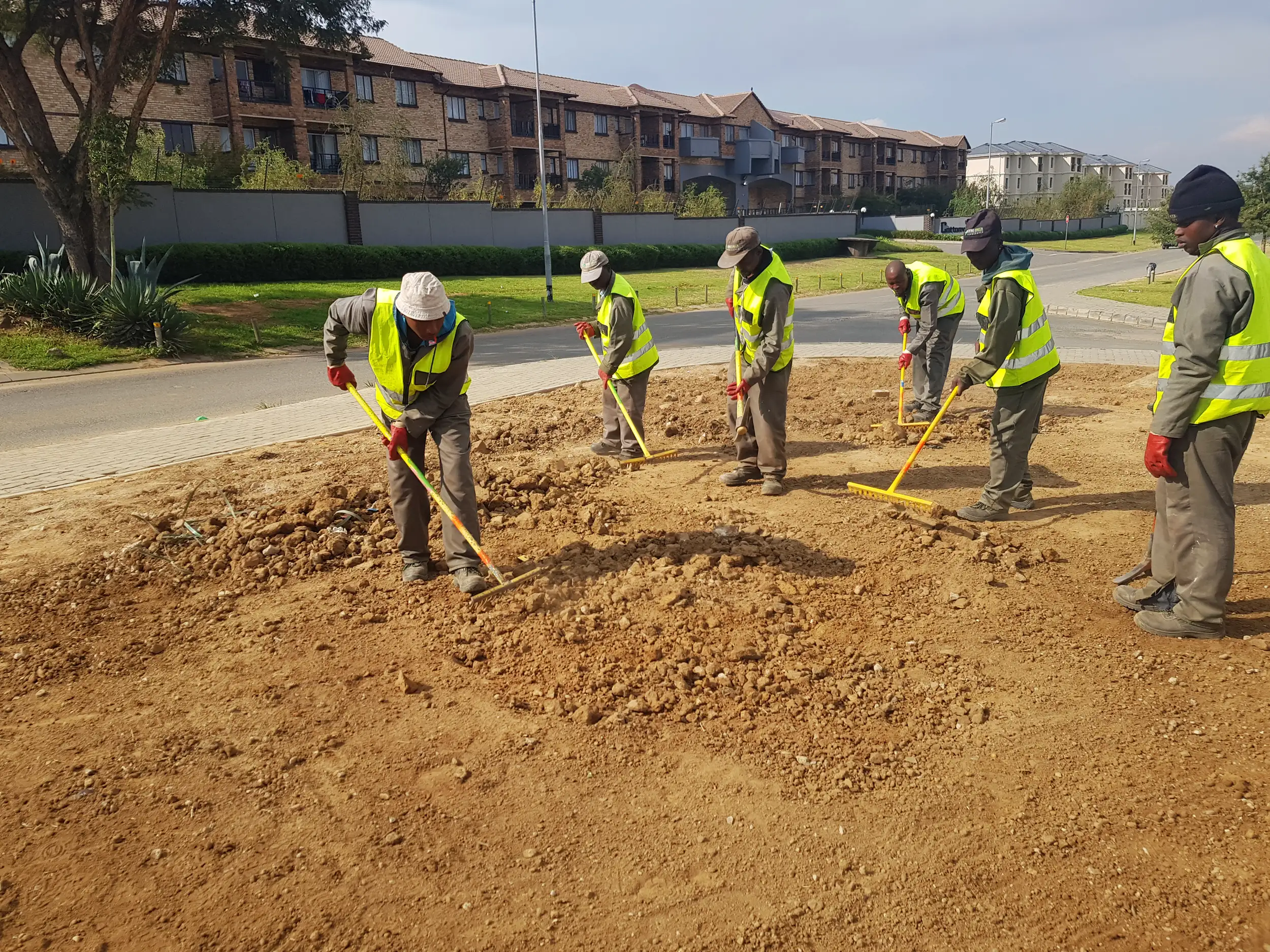 Commercial Landscaping project in Johannesburg by Living Green Landscapes
