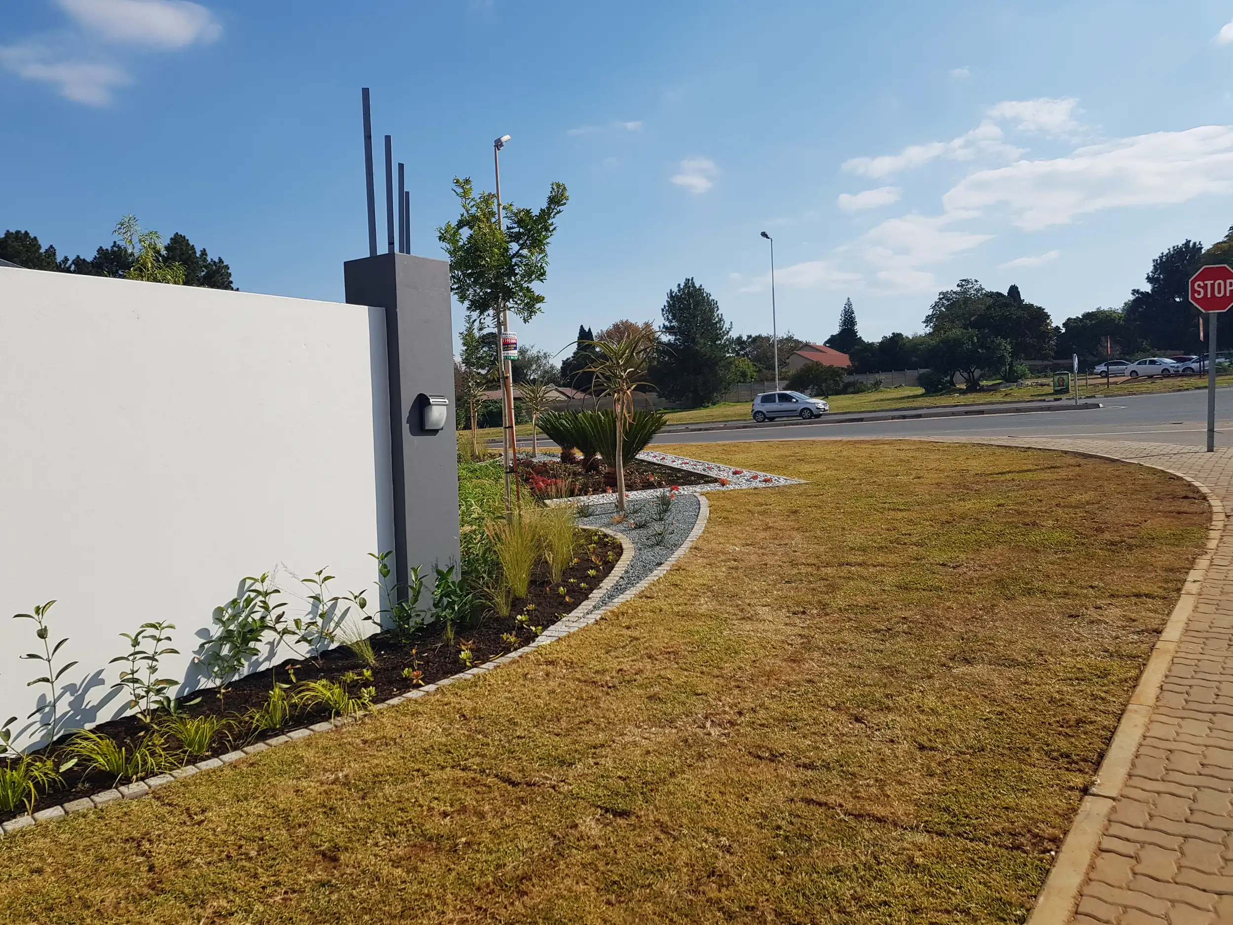 Commercial Landscaping project in Johannesburg by Living Green Landscapes
