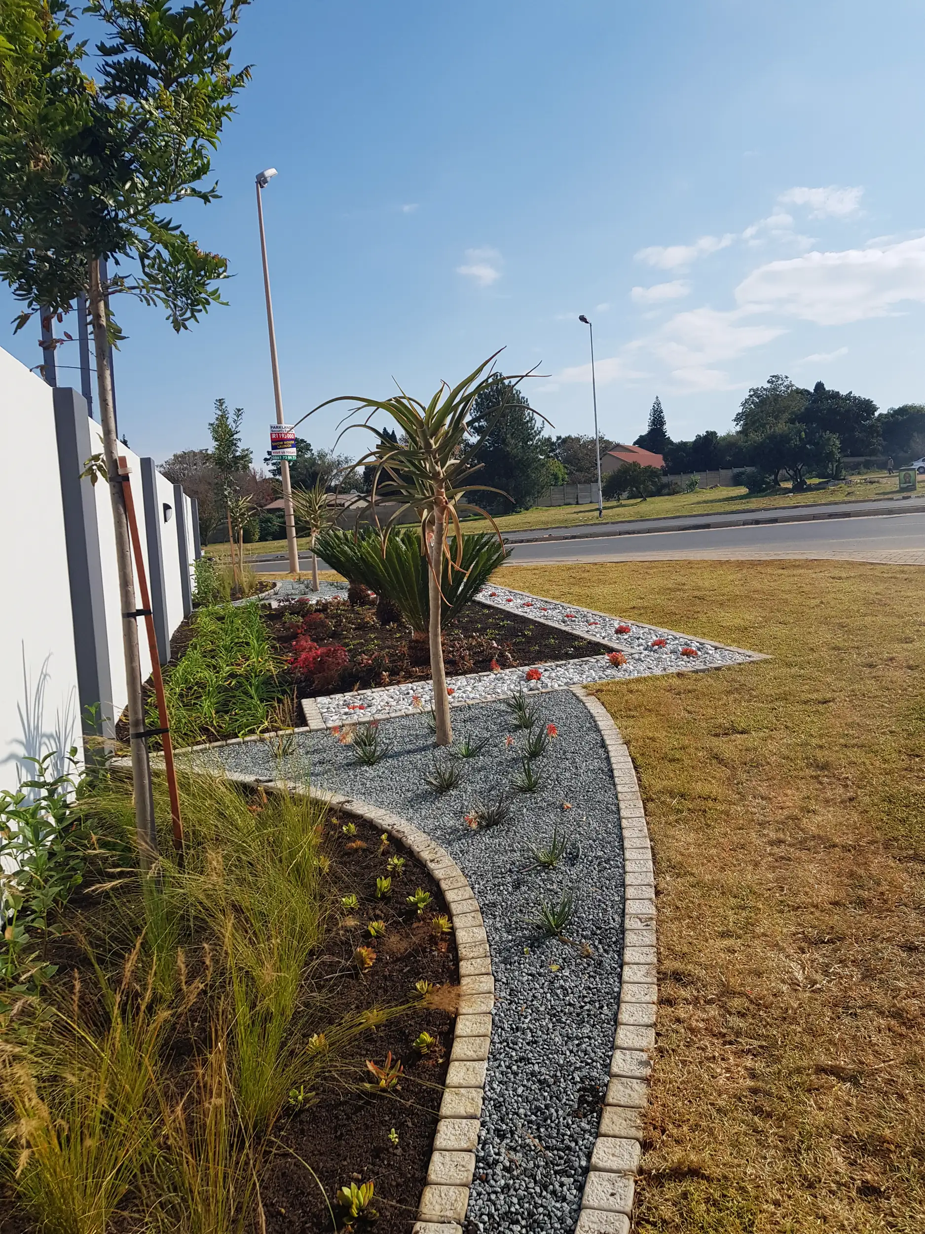 Commercial Landscaping project in Johannesburg by Living Green Landscapes