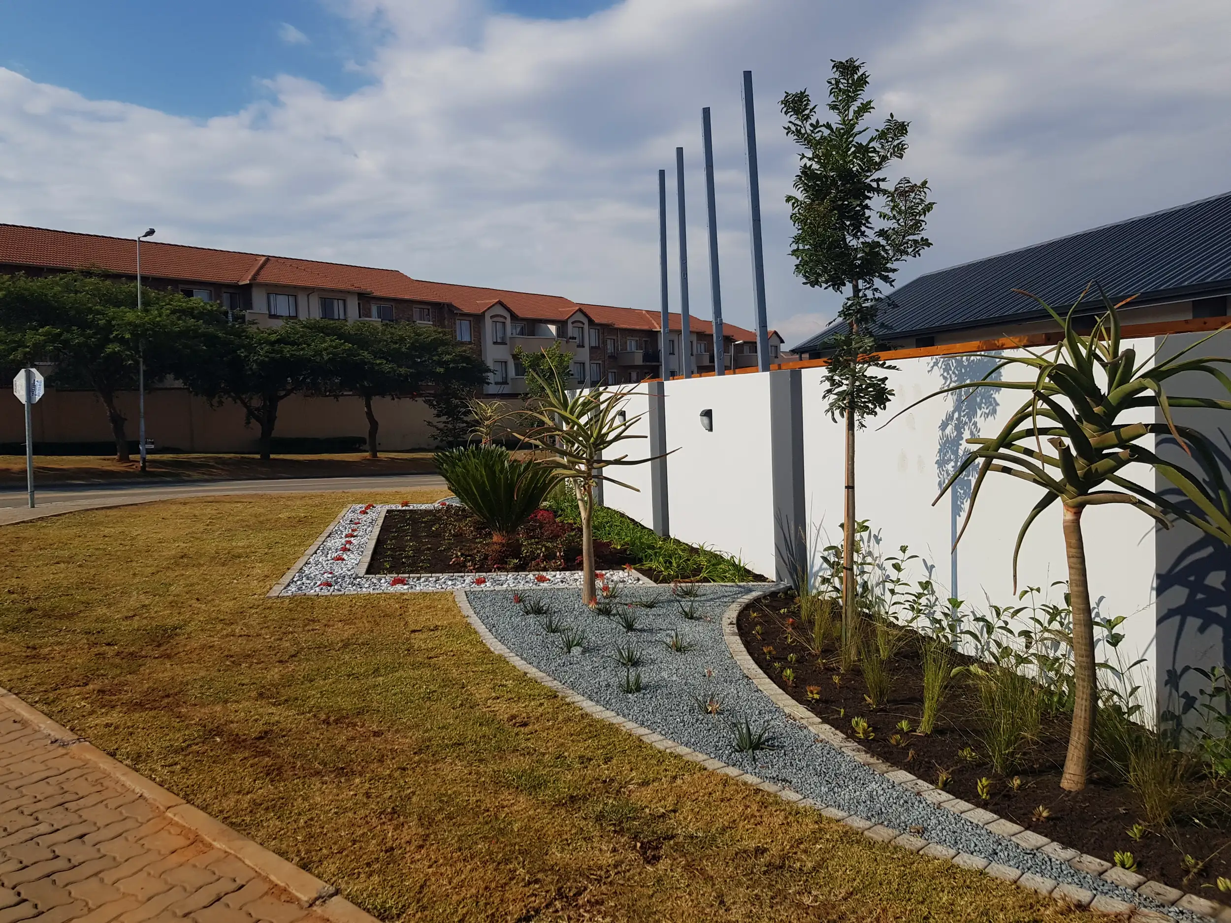 Commercial Landscaping project in Johannesburg by Living Green Landscapes
