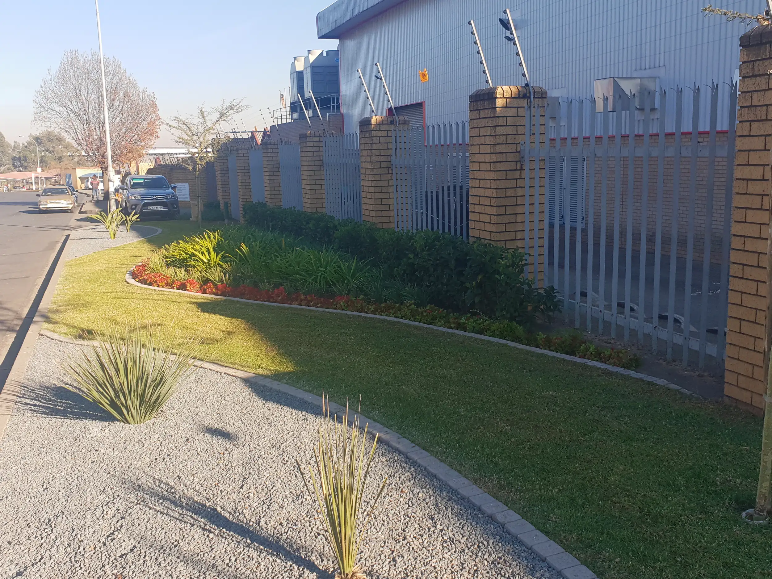 Commercial Landscaping project in Johannesburg by Living Green Landscapes