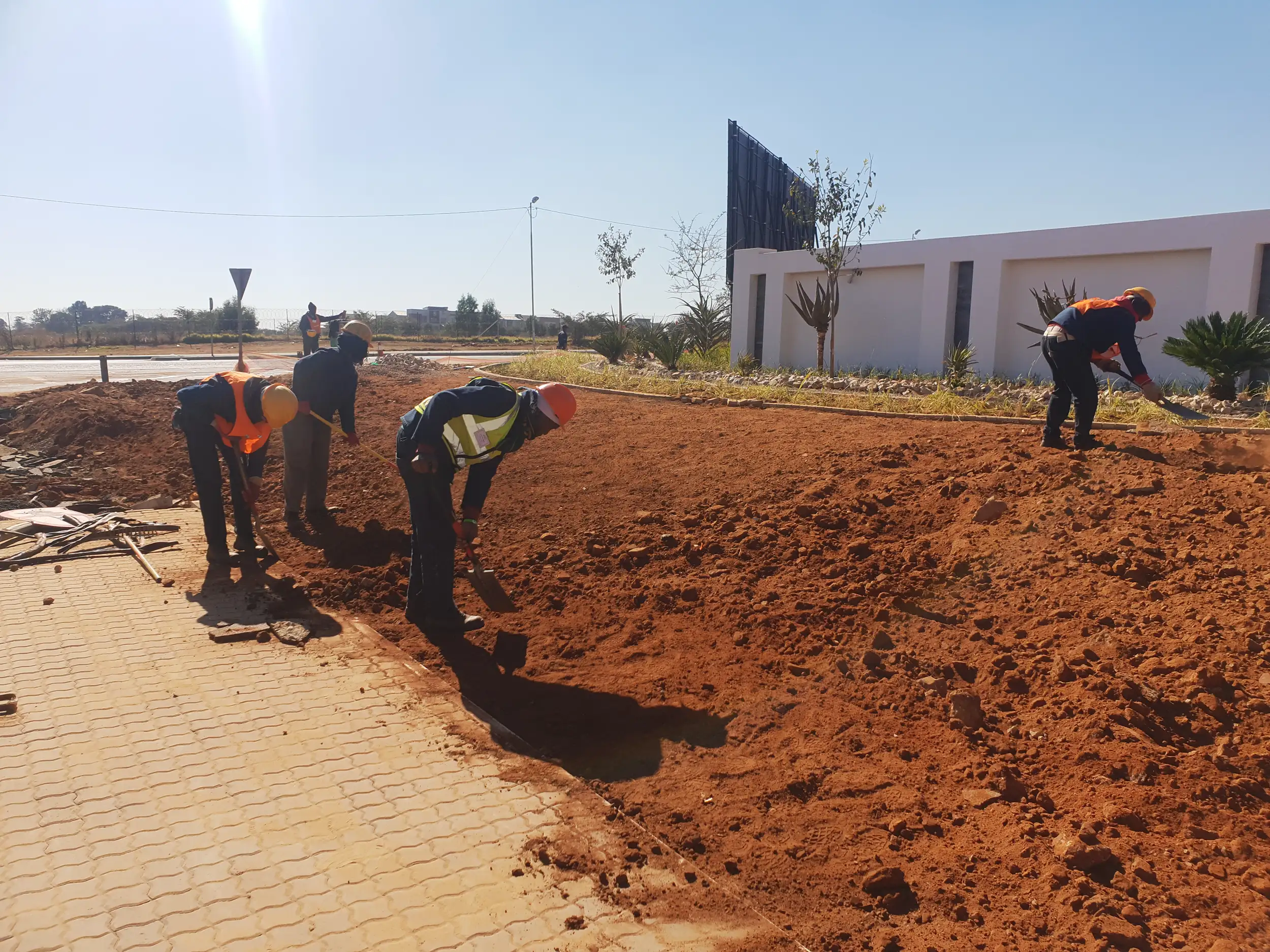 Commercial Landscaping project in Johannesburg by Living Green Landscapes