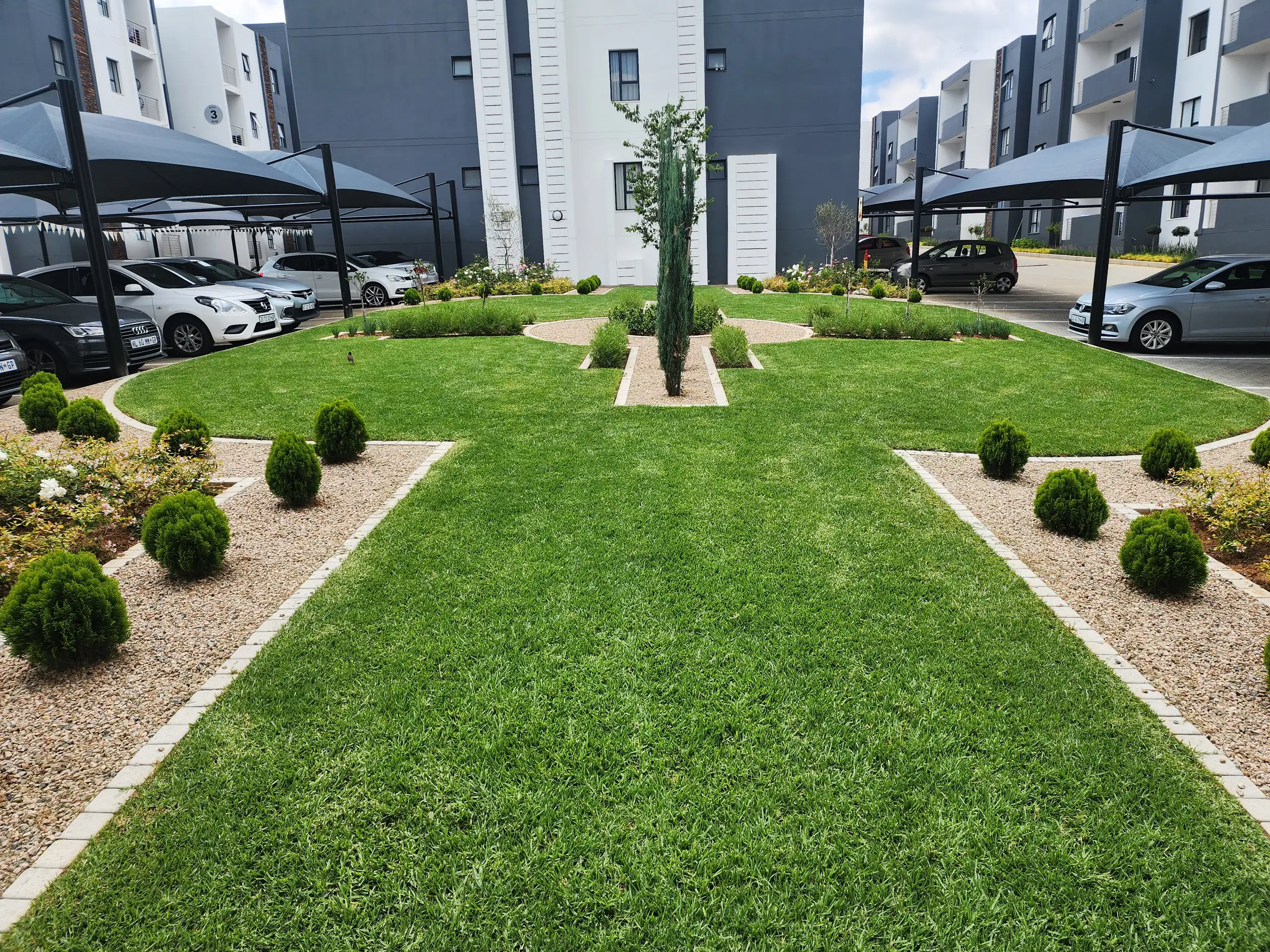 Commercial Landscaping project in Johannesburg by Living Green Landscapes