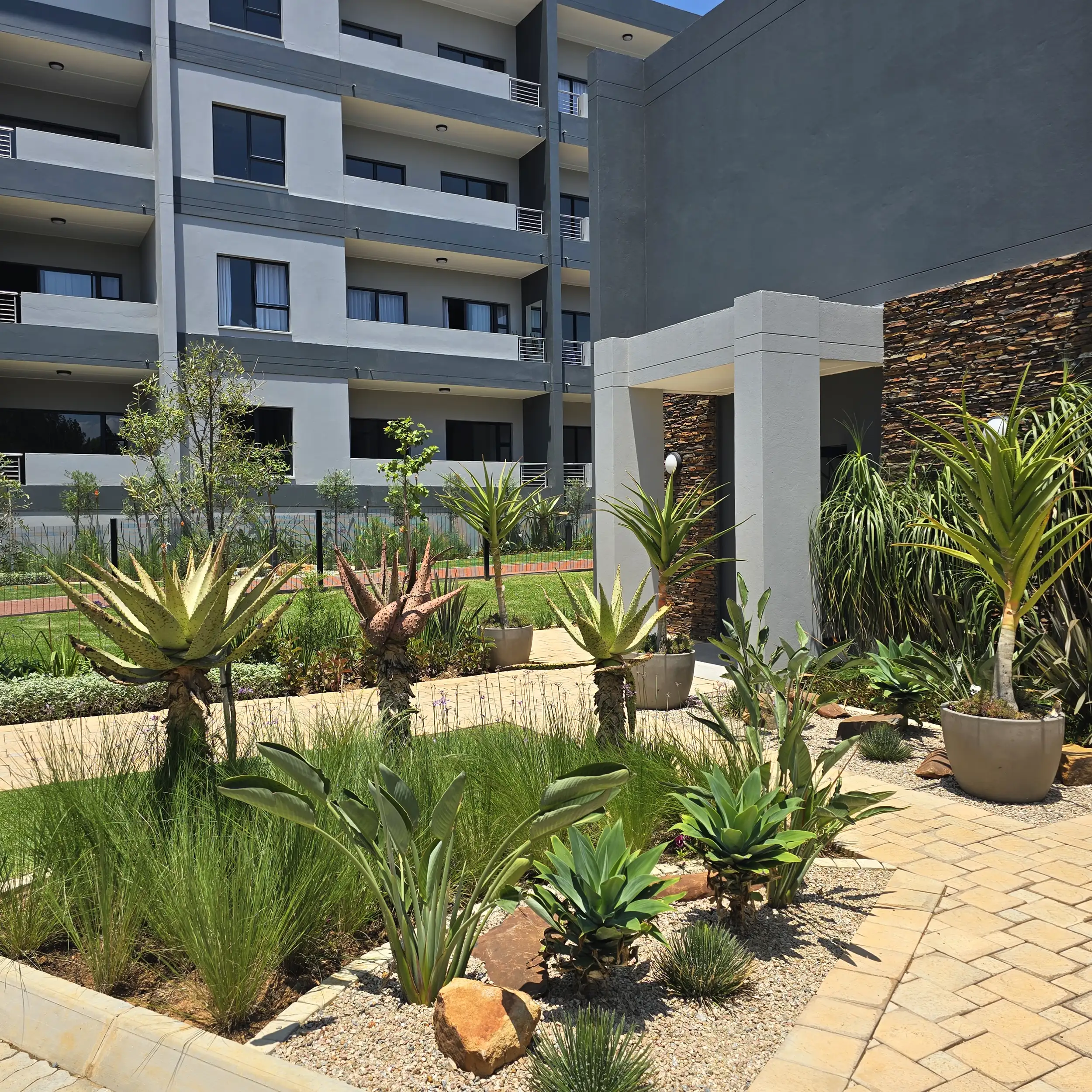Commercial Landscaping project in Johannesburg by Living Green Landscapes