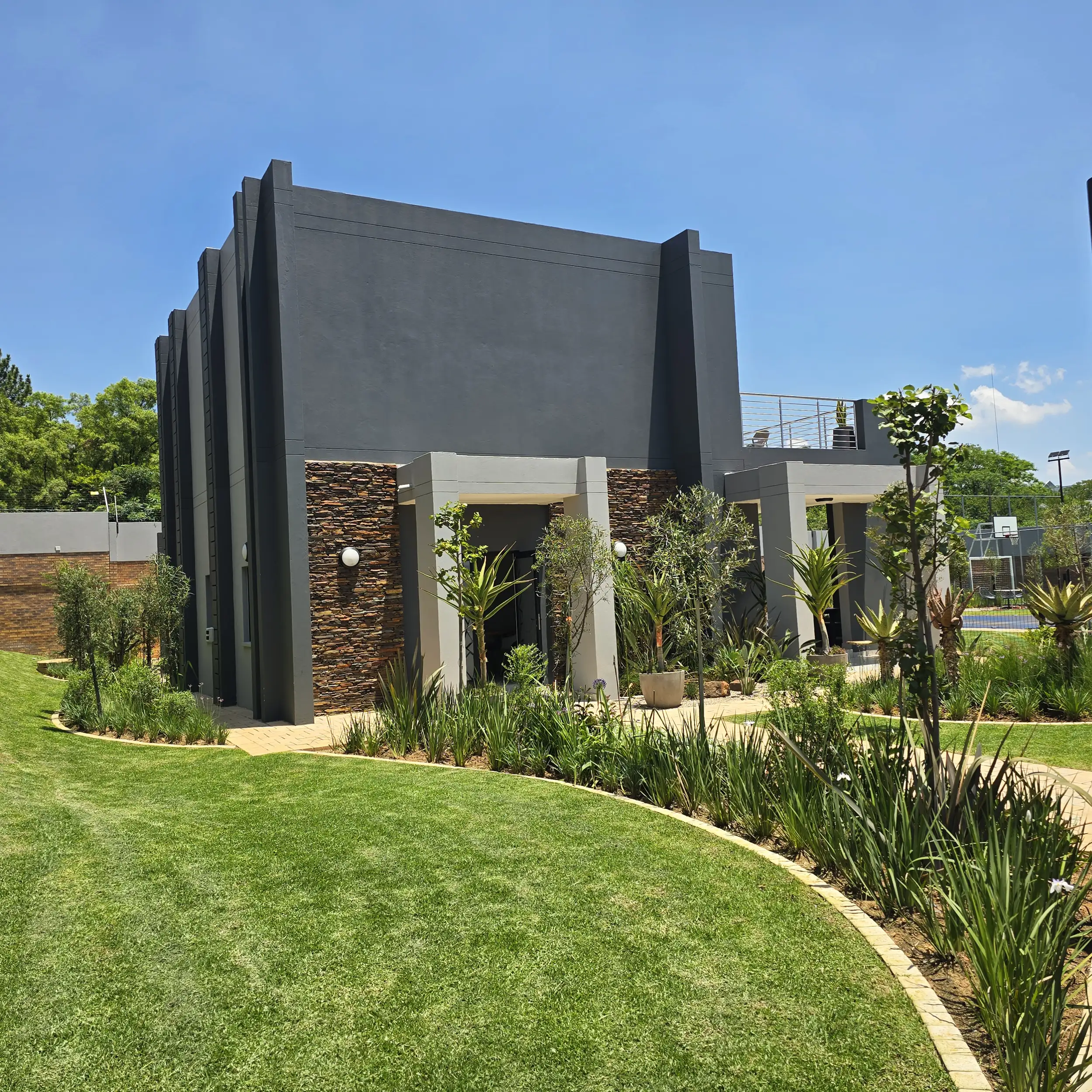 Commercial Landscaping project in Johannesburg by Living Green Landscapes