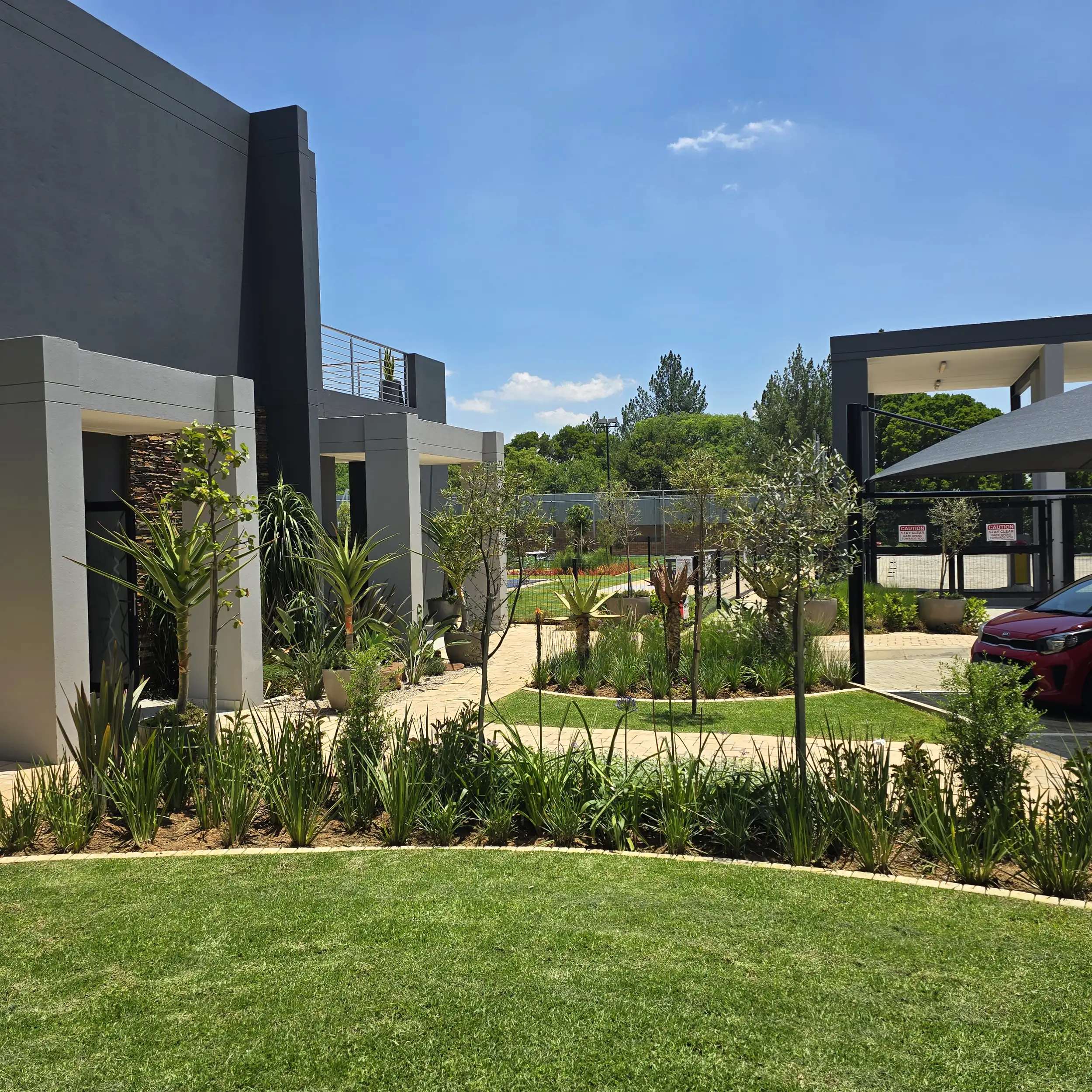 Commercial Landscaping project in Johannesburg by Living Green Landscapes