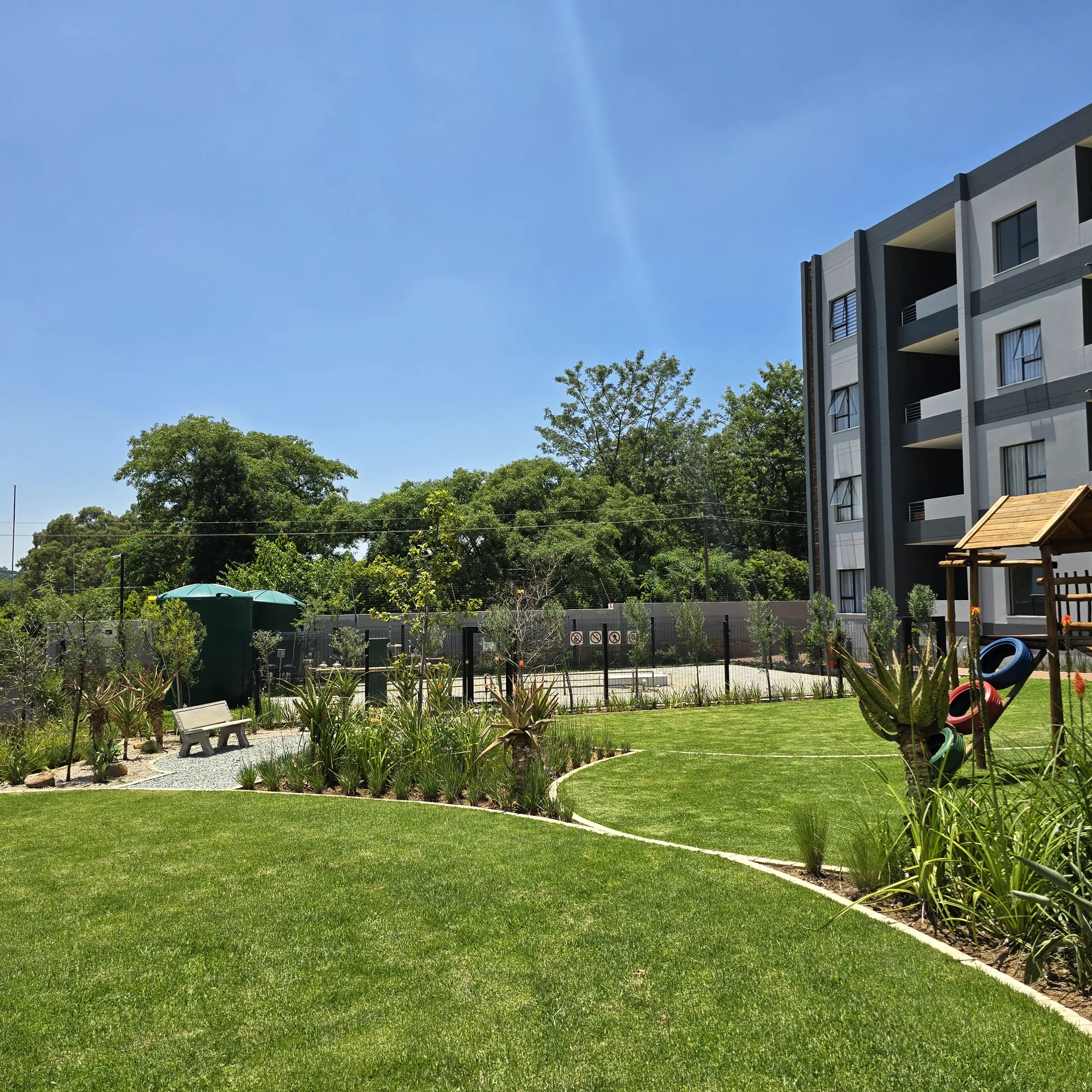 Commercial Landscaping project in Johannesburg by Living Green Landscapes