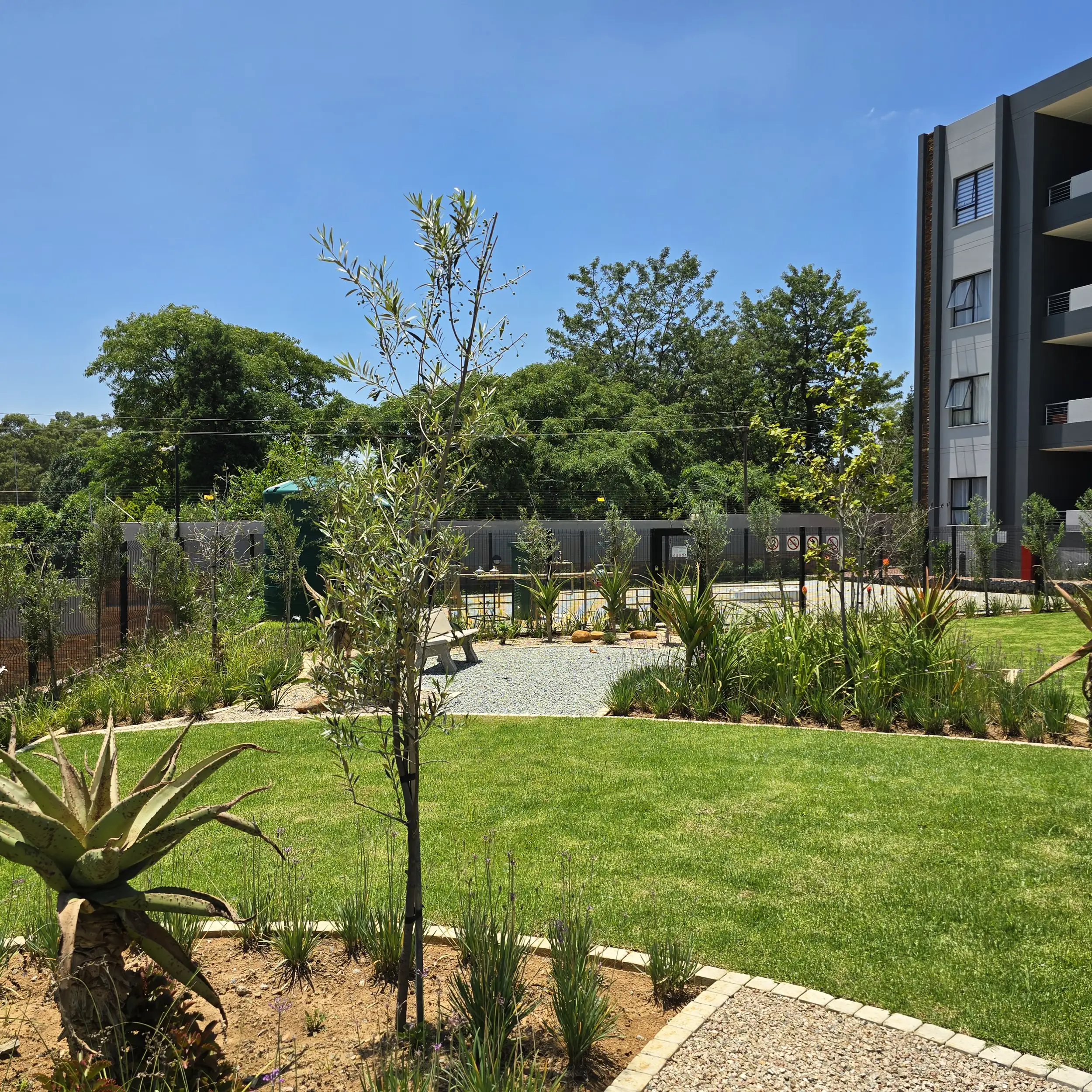Commercial Landscaping project in Johannesburg by Living Green Landscapes