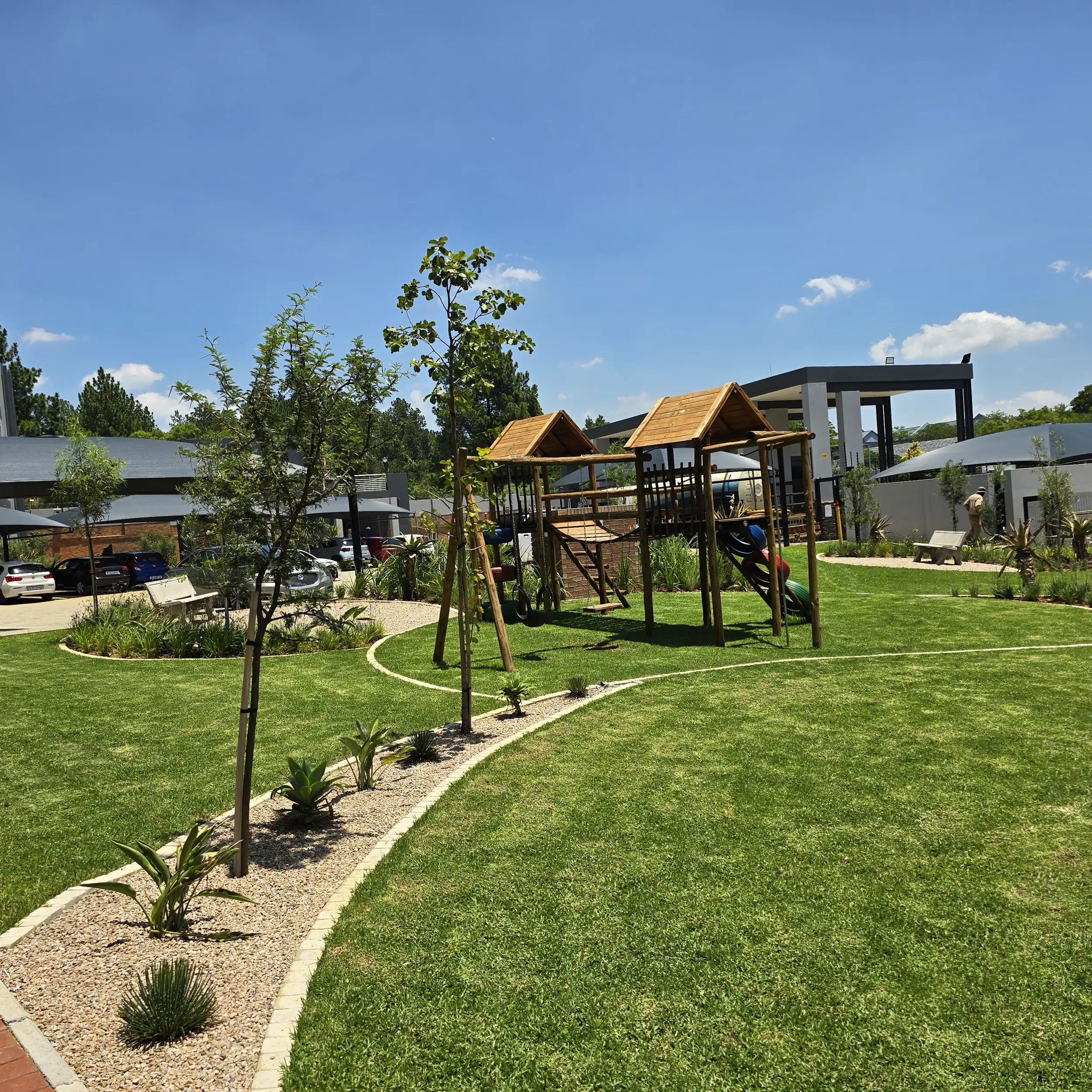 Commercial Landscaping project in Johannesburg by Living Green Landscapes