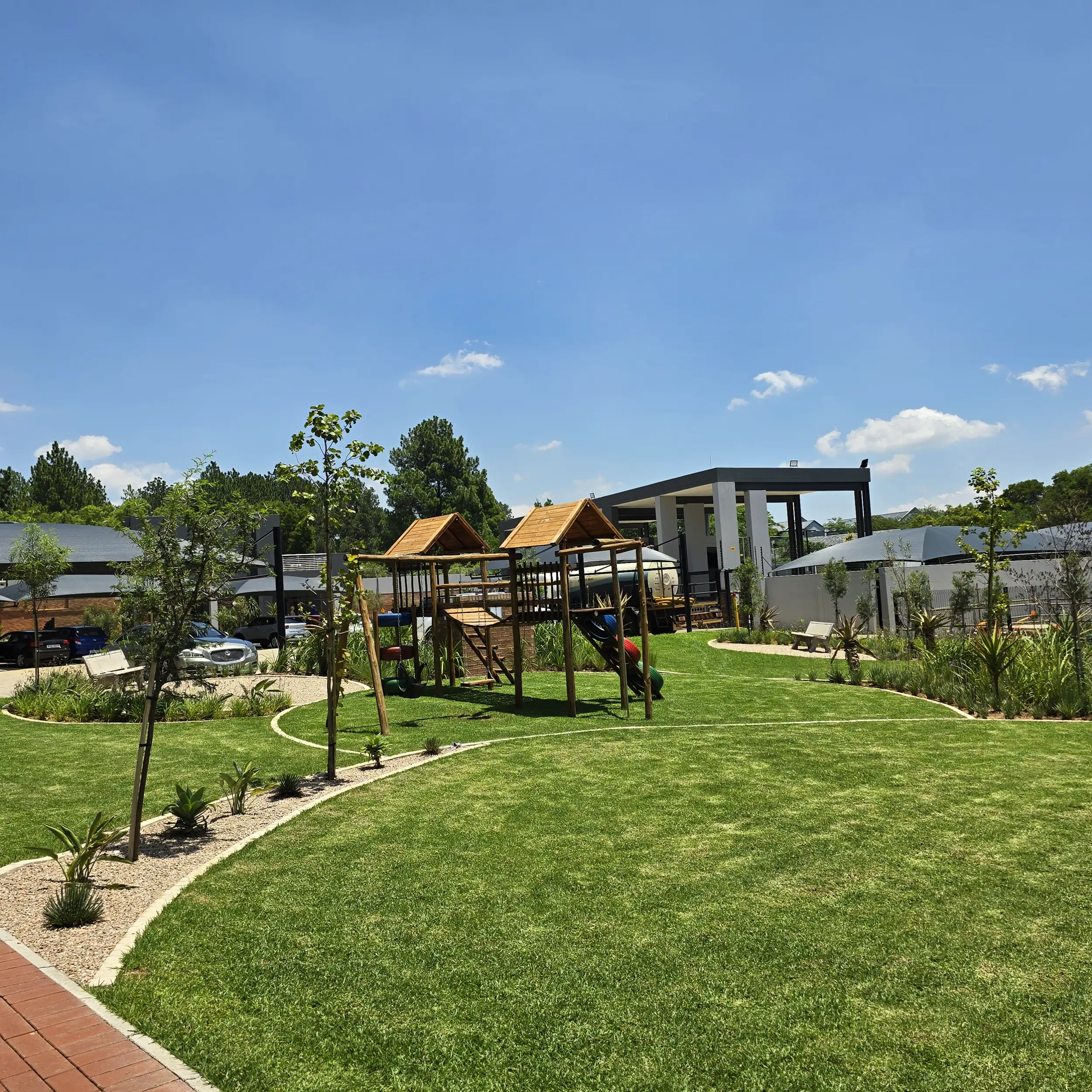 Commercial Landscaping project in Johannesburg by Living Green Landscapes