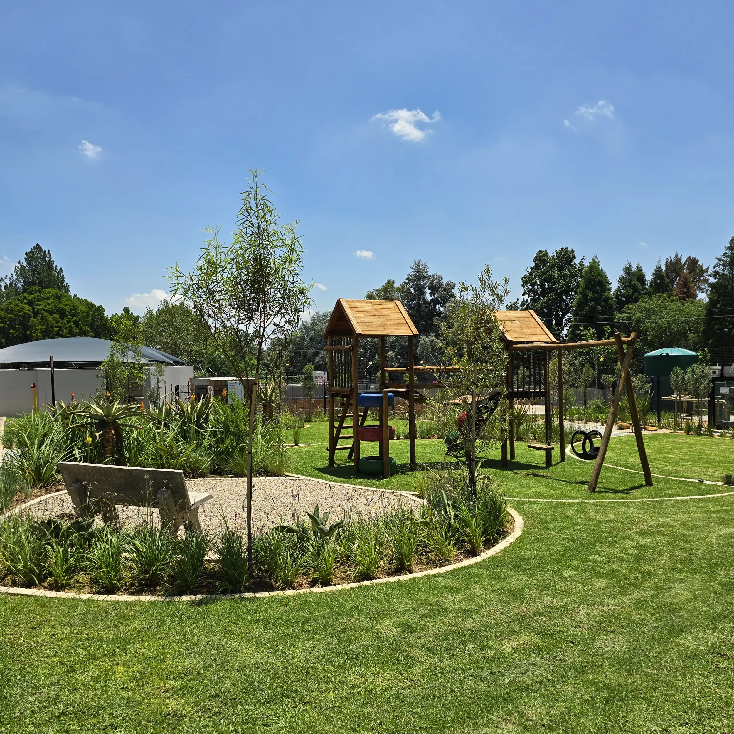 Commercial Landscaping project in Johannesburg by Living Green Landscapes