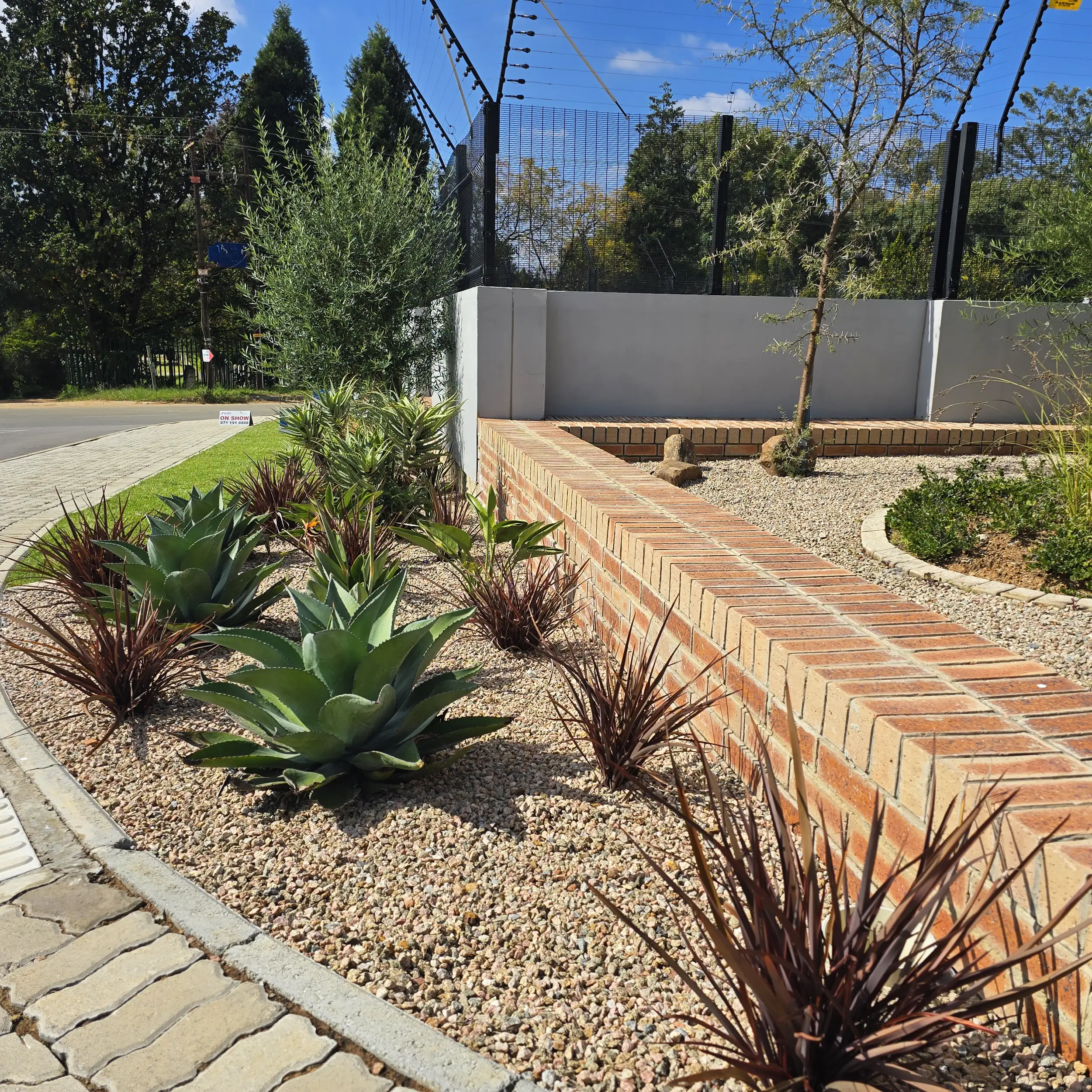 Commercial Landscaping project in Johannesburg by Living Green Landscapes