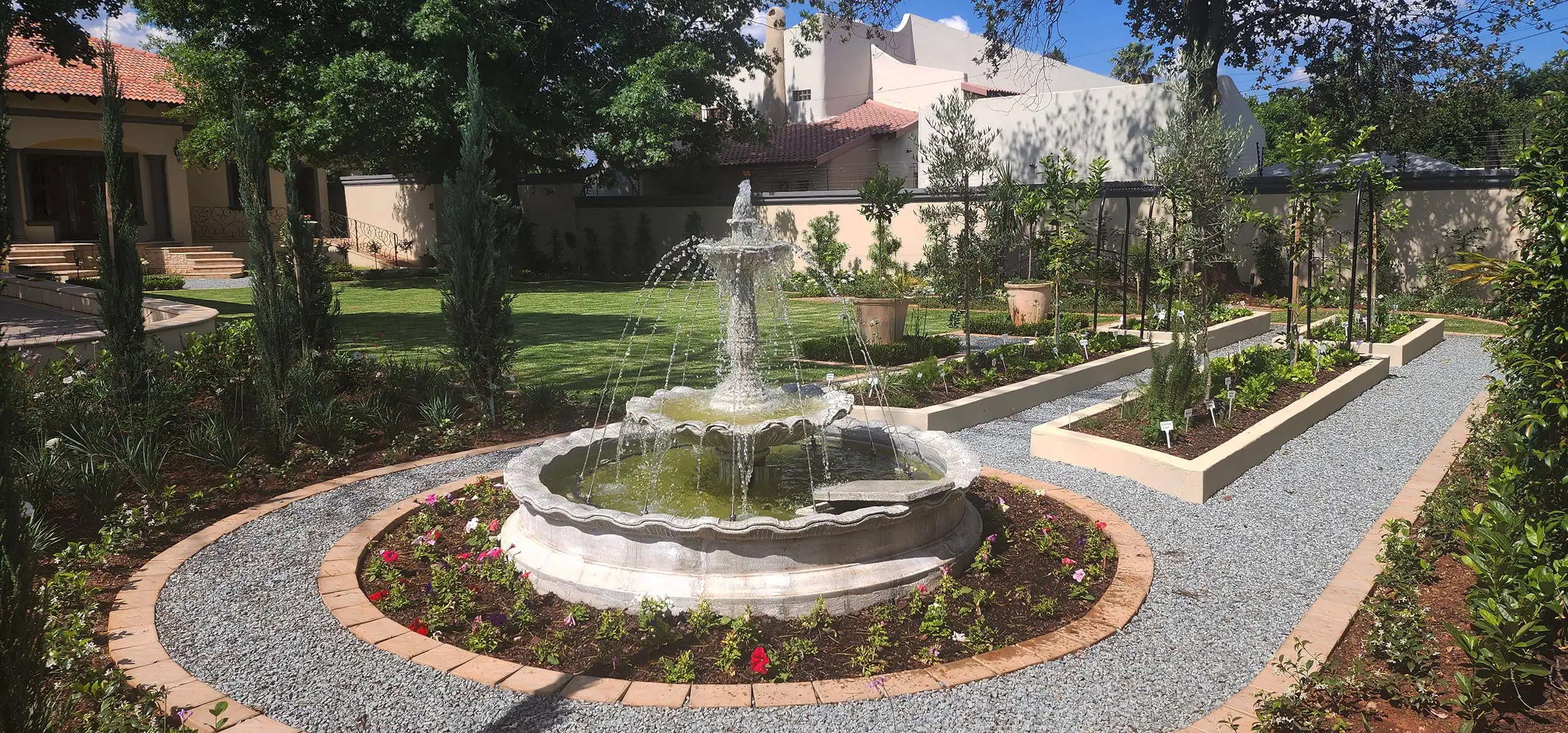 Landscaping project in Johannesburg by Living Green Landscapes